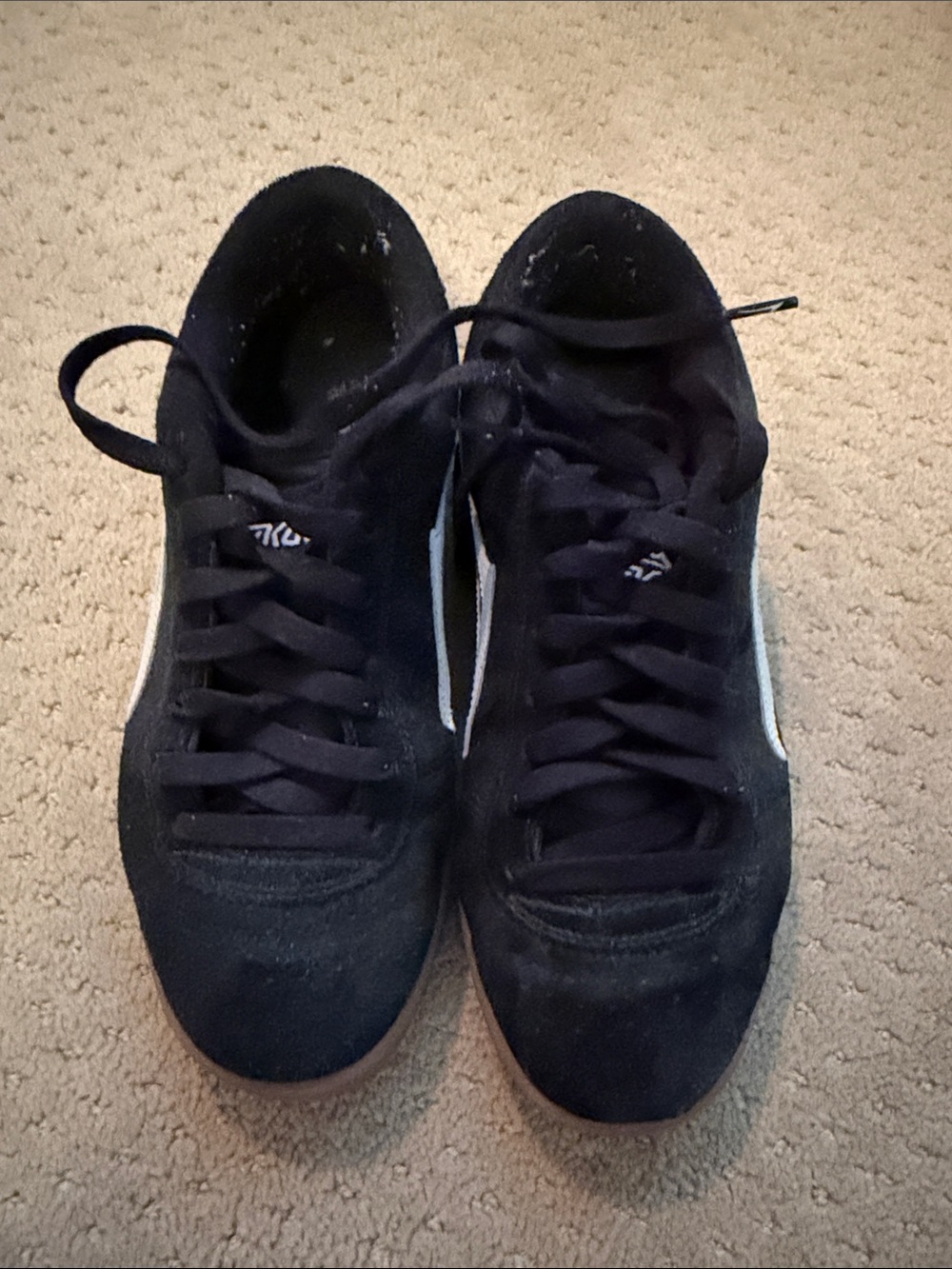 Lakai limited footwear Black suede skate shoes